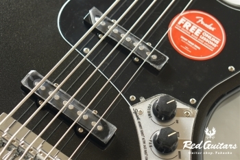 Affinity Series Active Jazz Bass V - Black Metallic